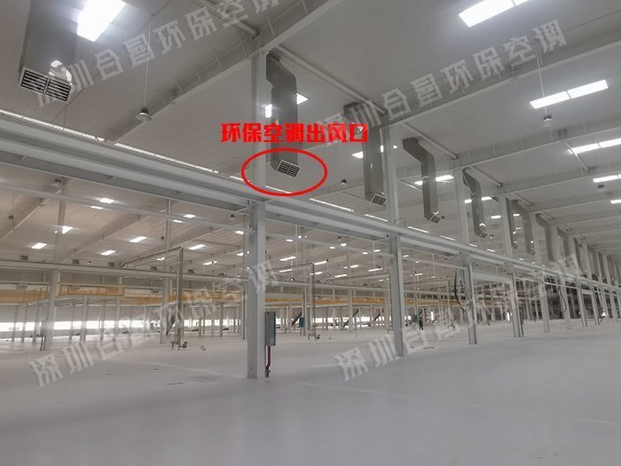 環(huán)?？照{(diào)鐵皮廠房降溫案例室內(nèi)照